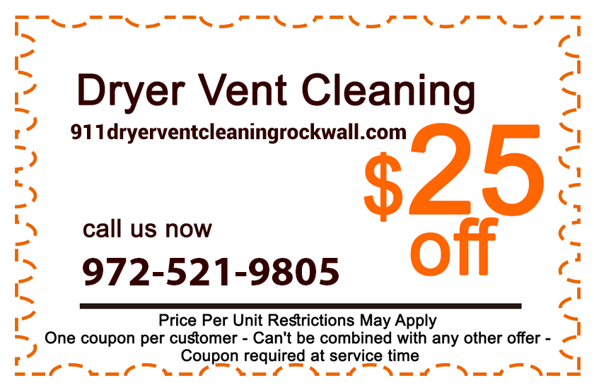 911 Dryer Vent Cleaning Rockwall TX Best Lint Cleaners
